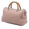 Gucci Medium Calfskin Bamboo Shopper Boston Bag Secondhand