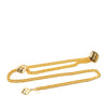 Chanel Gold Plated Quilt Charm Chain Belt Secondhand