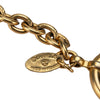 Chanel Gold Plated Logo Loupe Magnifying Glass Pendant Necklace Secondhand