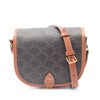 Celine Medium Triomphe Coated Canvas Folco Crossbody Secondhand