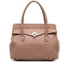 Valentino Leather Rockstud Double Handle Flap Tote Secondhand