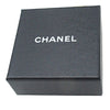 Chanel Gold Plated Enamel Maltese Cross and Faux Pearl Push Back Earrings Secondhand