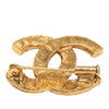 Chanel CC Gold Plated Strass Pin Brooch Secondhand