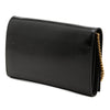 Saint Laurent Grained Calfskin Classic Letters Wallet on Chain Secondhand