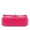 Chanel Mini Rectangular Classic Lambskin Pearl Crush Single Flap Secondhand
