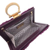 Ferragamo Satin Gancini Clutch with Chain Secondhand