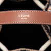 Celine Small Triomphe Raffia Drawstring Bucket Bag Secondhand