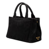 Prada Small Canvas Canapa Logo Satchel Secondhand
