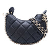 Chanel Mini Quilted Lambskin Chain Around Hook Hobo Secondhand