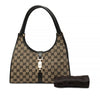 Gucci GG Canvas Jackie Bardot Shoulder Bag Secondhand