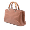 Gucci Medium Calfskin Bamboo Shopper Satchel Secondhand