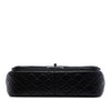 Chanel Jumbo Quilted Patent and Lambskin Trimmed Classic Twist Flap Secondhand