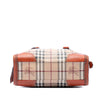 Burberry Small Haymarket Check Coated Canvas Honeywood Tote Secondhand