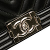 Chanel Old Medium Chevron Lambskin Boy Flap Secondhand