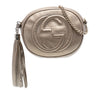 Gucci Mini Metallic Pebbled Calfskin Soho Chain Crossbody Secondhand