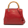 Gucci Small Calfskin Bamboo Shopper Satchel Secondhand