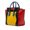 Secondhand Celine Mini Tricolor Leather Luggage Tote