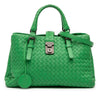 Bottega Veneta Small Nappa Intrecciato Roma Satchel Secondhand