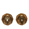 Chanel Gold Plated Faux Pearl Clip on Earrings Secondhand