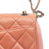 Chanel Paris Salzburg Mini Quilted Glazed Calfskin and Felt Edelweiss Flower CC Flap Secondhand