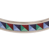 Secondhand Hermès Narrow Enamel Clous de Trompe Bangle 65