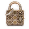 Dior Micro Metallic Calfskin Cannage Beaded Lady Dior Secondhand