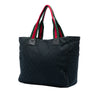 Gucci GG Canvas Web Double Pockets Tote Secondhand
