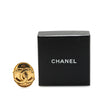 Chanel CC Gold Plated Oval Brooch Secondhand