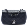 Chanel Small Diamond Embossed Calfskin New Chic Flap Secondhand