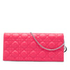 Dior Lambskin Cannage Lady Dior Wallet On Chain Secondhand