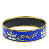Hermès Wide Enamel Cloisonne Bangle 65 Secondhand