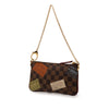 Louis Vuitton Damier Ebene Trunks Labels Pochette Milla MM Secondhand
