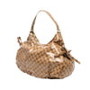 Gucci GG Crystal Horsebit Web Shoulder Bag Secondhand