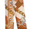 Hermès Brides Et Gris Silk Twilly Scarf Secondhand