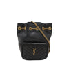 Saint Laurent Mini Chevron Lambskin Joe Bucket Bag Secondhand