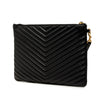 Saint Laurent Chevron Calfskin Cassandre Document Holder Secondhand