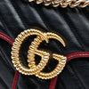 Gucci Medium GG Marmont Matelasse Diagonal Leather Torchon Shoulder Bag Secondhand