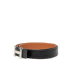 Hermès Box Calf and Togo Constance H Reversible Belt Secondhand