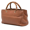 Gucci Medium Calfskin Bamboo Shopper Satchel Secondhand