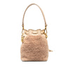 Fendi Shearling Mini Mon Tresor Bucket Bag Secondhand
