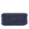 Burberry House Check Canvas Trimmed Denim Handbag Secondhand