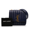 Saint Laurent Medium Lambskin Monogram Vicky Chain Bag Secondhand