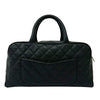 Chanel Large CC Quilted Caviar Bowler Bag Secondhand
