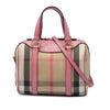 Burberry Small House Check Canvas Alchester Bowling Bag Secondhand
