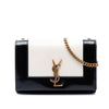 Saint Laurent Small Bicolor Lambskin and Patent Monogram Kate Chain Shoulder Bag Secondhand