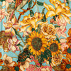 Chanel CC Floral Printed Silk Scarf Secondhand