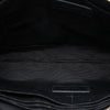 Saint Laurent Chevron Calfskin Monogram Zip A4 Pouch Secondhand