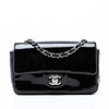 Chanel Mini Rectangular Classic Pure Patent Single Flap Secondhand