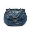Chanel Medium Quilted Glazed Calfskin Bubble CC Flap Secondhand