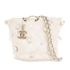 Chanel Mini Quilted Lambskin About Pearls Drawstring Bucket Bag Secondhand